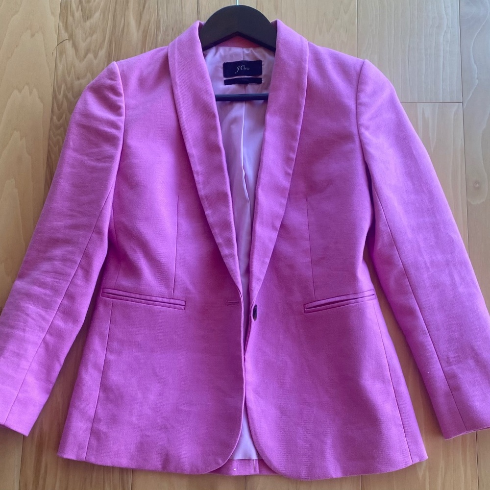 NWOT J.Crew Women Linen Blend Blazer